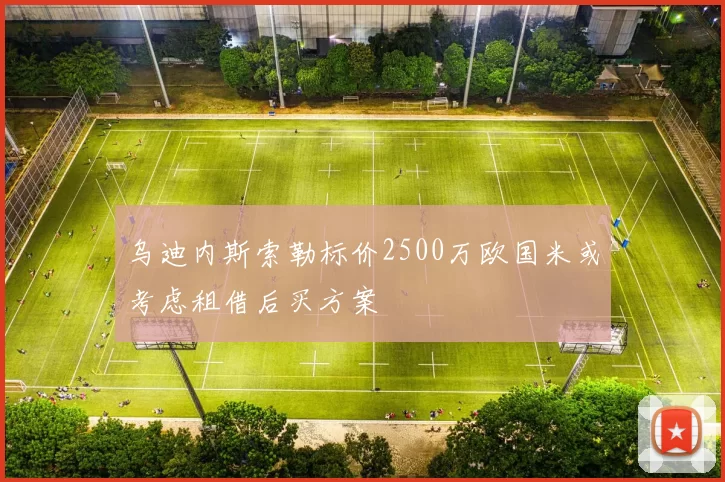 乌迪内斯索勒标价2500万欧国米或考虑租借后买方案